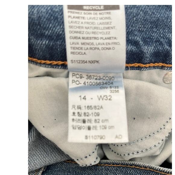 Women’s denizen Levi’s Boyfriend jeans size 14 - Picture 8 of 9